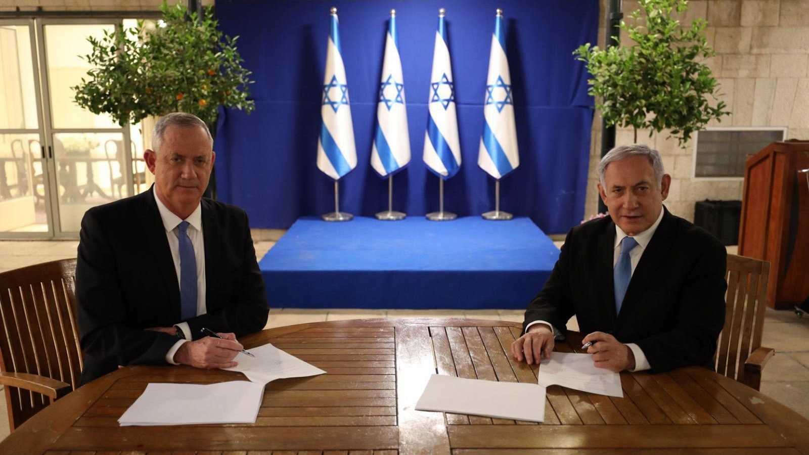 Netanyahu e Gantz, Premier a turno </br>L’accordo che dà a Israele un governo
