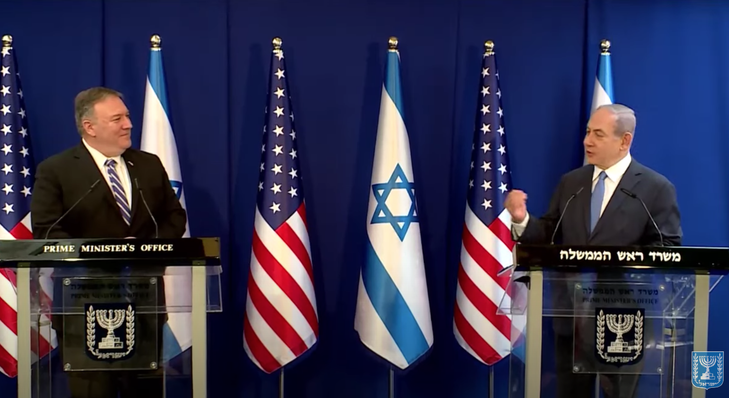 “Israele-Usa, insieme per fare progressi di pace”