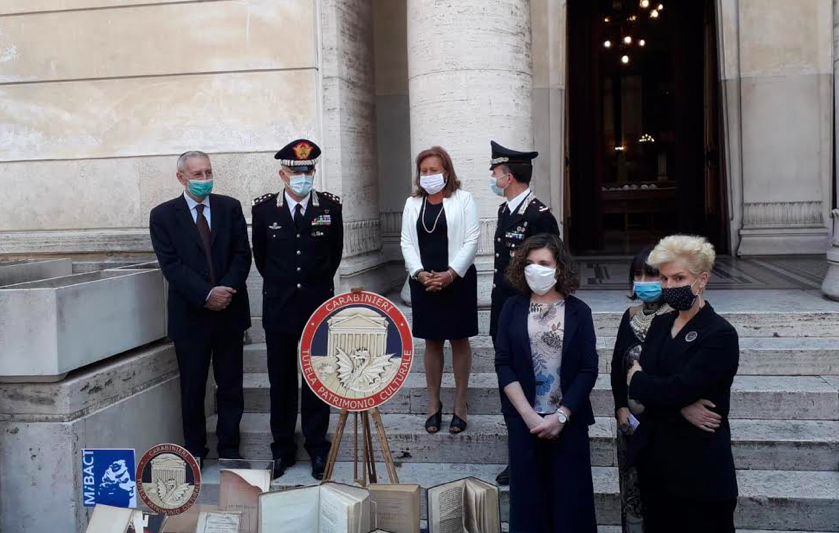 Gli ebrei romani e i libri trafugati, <br> firmato il protocollo con l’Arma