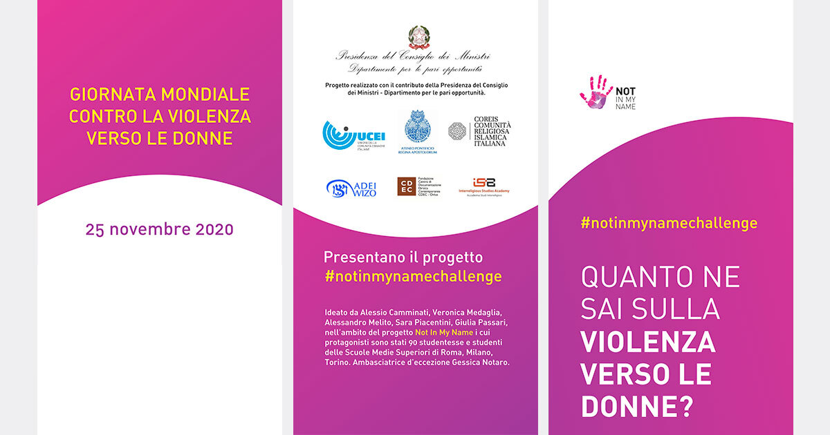 Not in my name. Jews, Catholics and Muslims join forces to combat violence against women