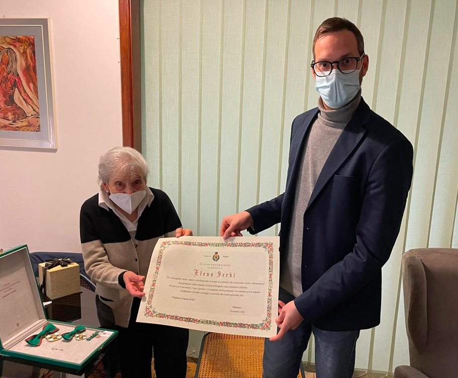 “Elena Servi, orgoglio di Pitigliano”