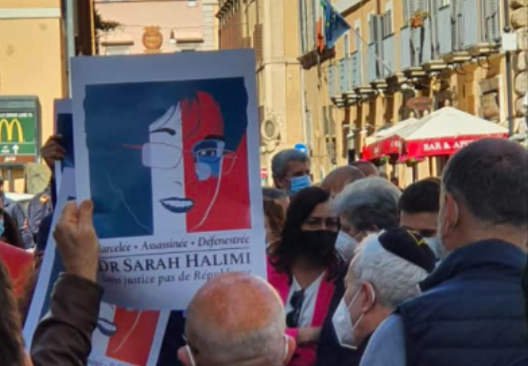La manifestazione romana <br> “Verità e giustizia per Sarah Halimi”