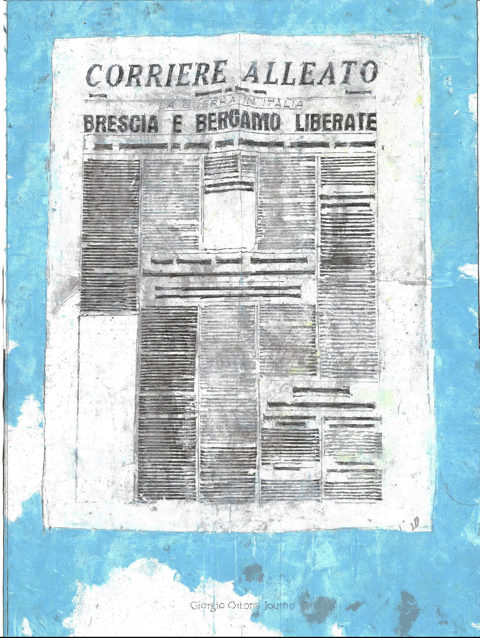 Il quadro di Giorgio Ortona <br> Libertà ritrovata, un sogno a colori