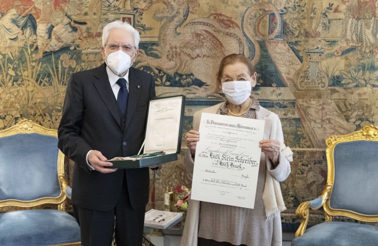 The Quirinale honors </br>writer and poet Edith Bruck