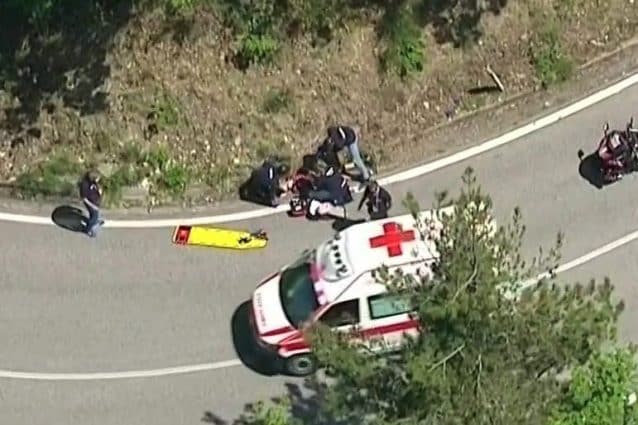 Israele al Giro, una giornata nera <br> De Marchi e Dowsett costretti al ritiro