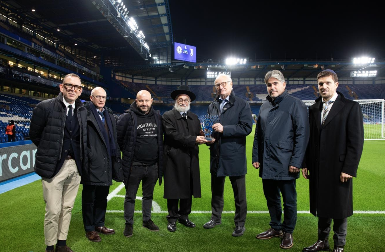 Lotta a odio e antisemitismo, <br> premiato l’impegno del Chelsea