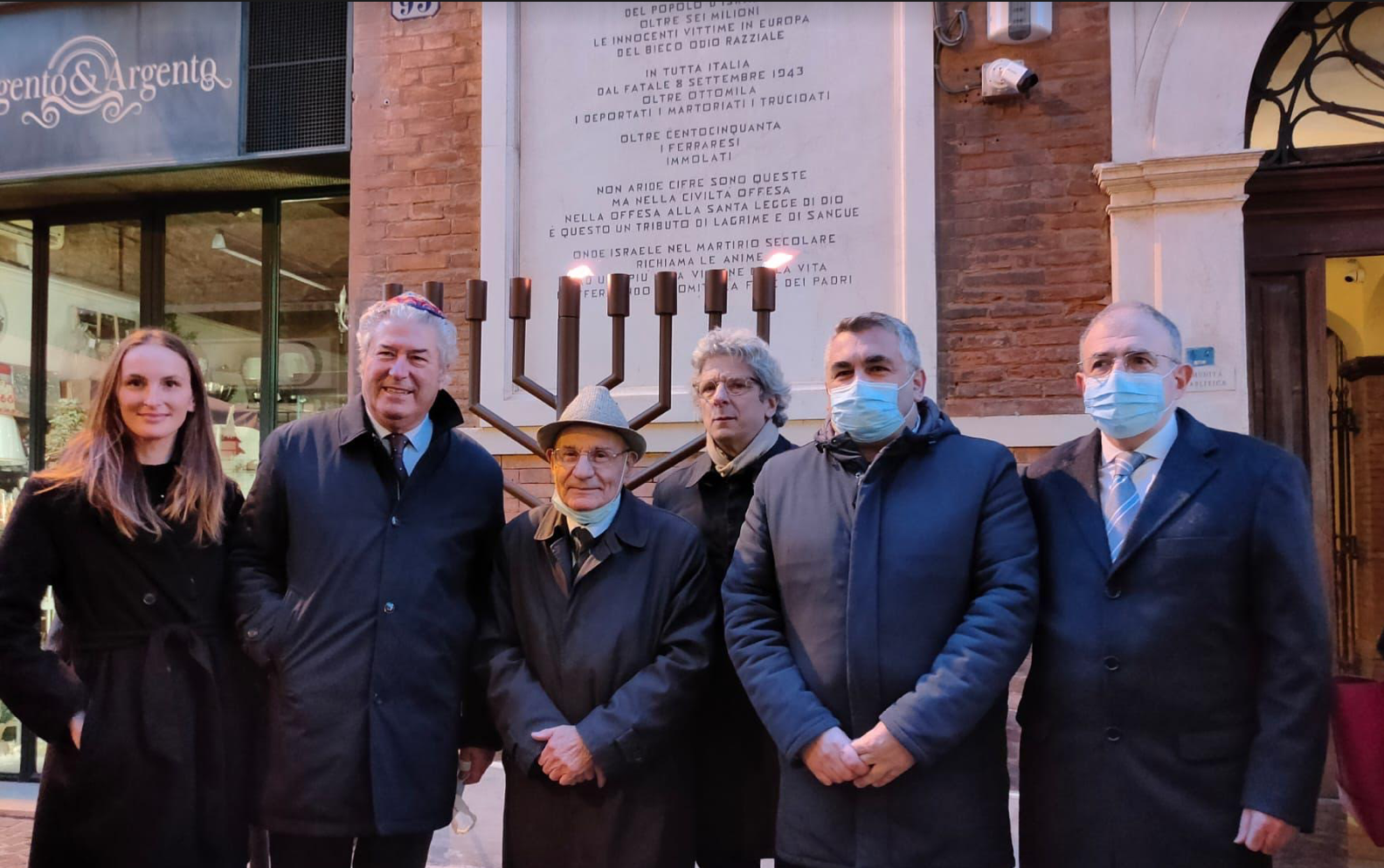 Chanukkah, luce in via Mazzini