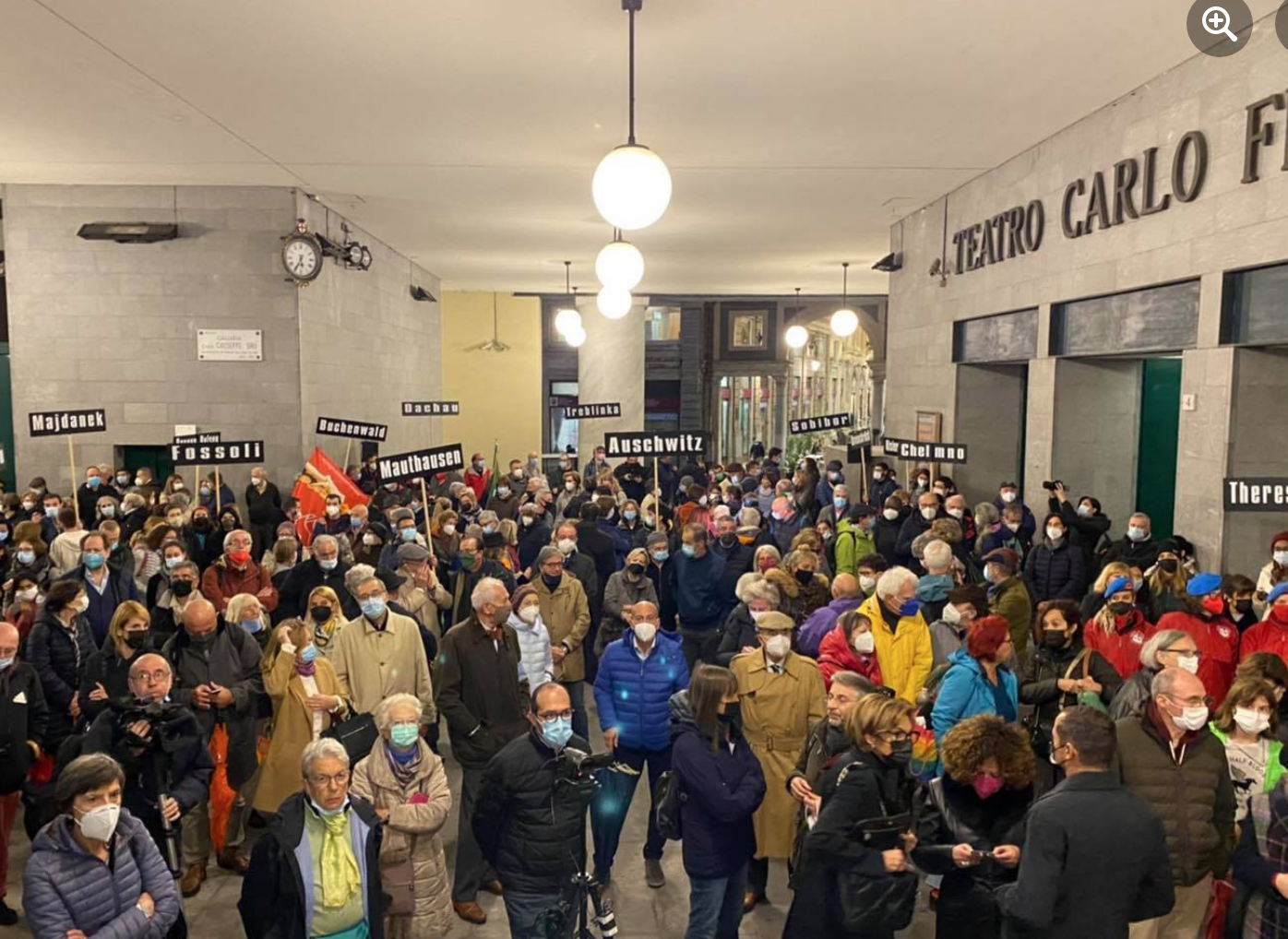 La manifestazione di Genova <br>“Memoria della Shoah, basta scempi”