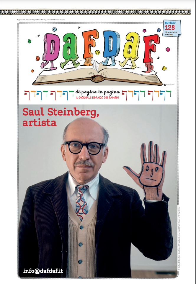 DafDaf dicembre 2021 <br> Saul Steinberg, l’arte <br> raccontata ai bambini