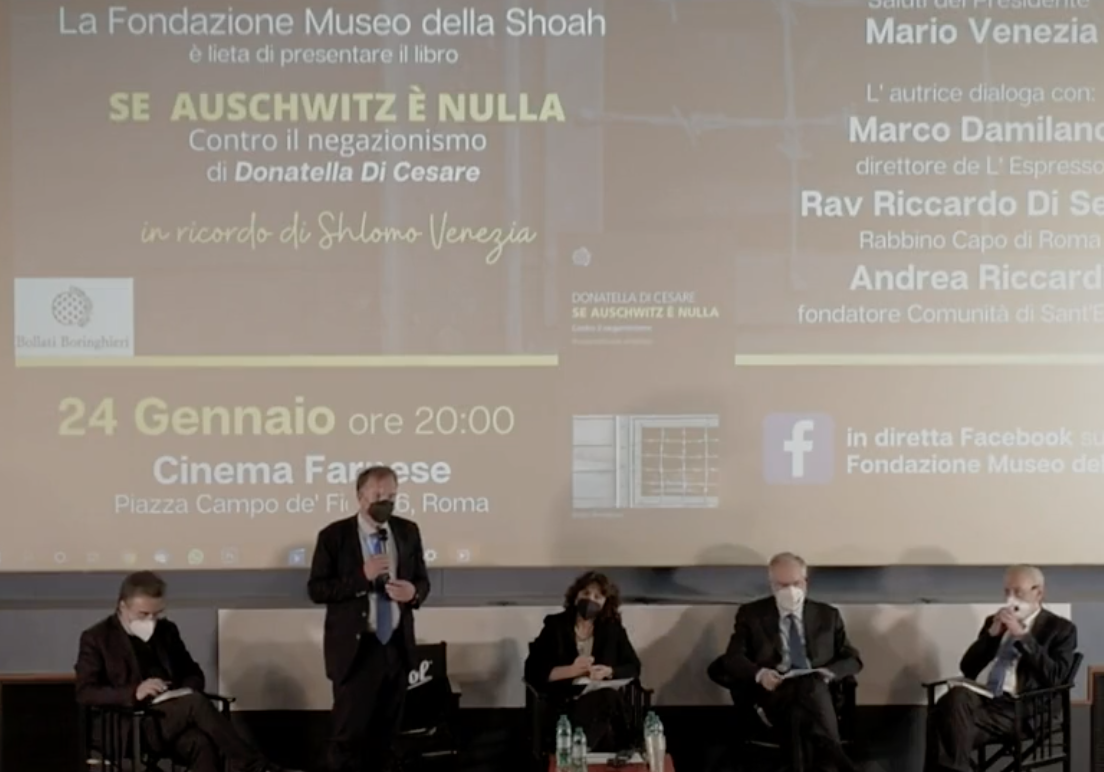 “Negazionismo, minaccia per il futuro”