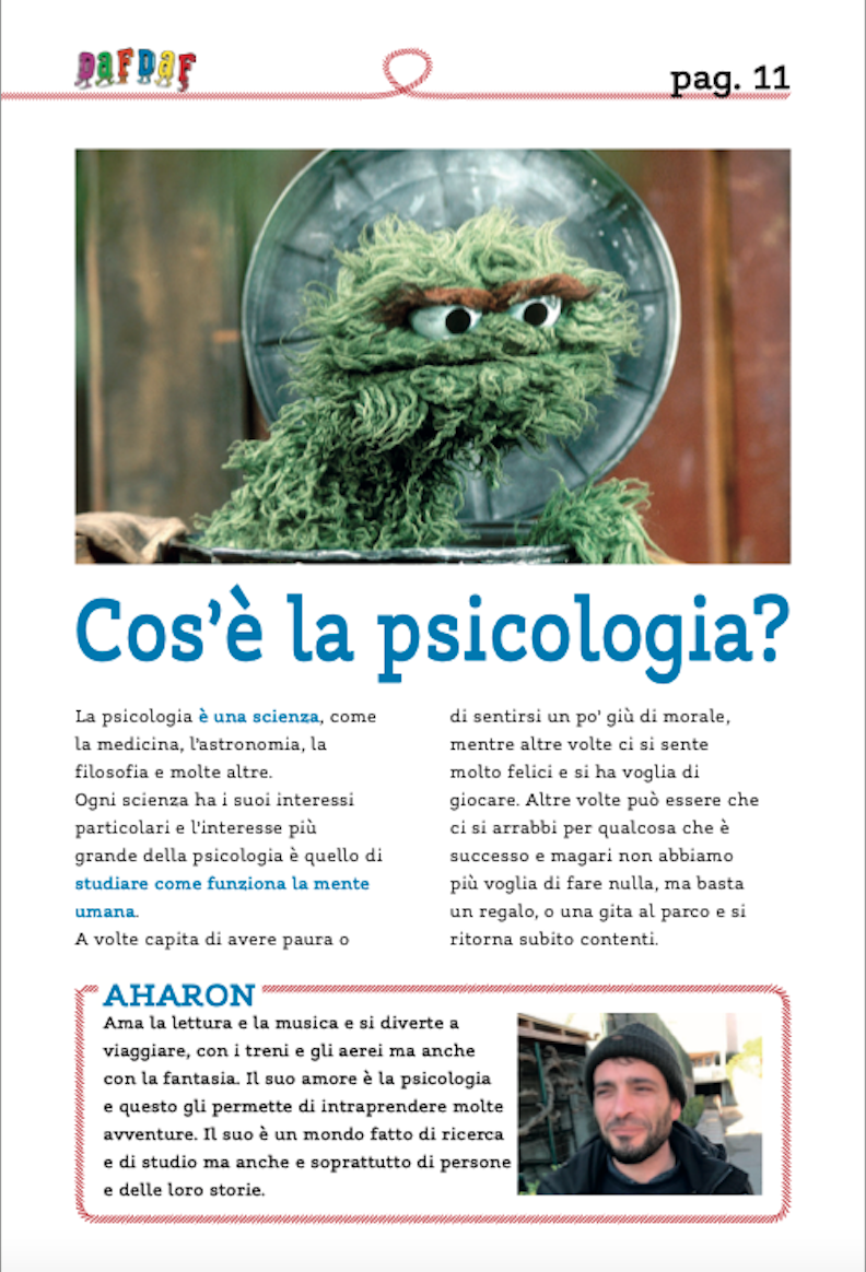 DafDaf gennaio 2022 <br> La psicologia e le emozioni
