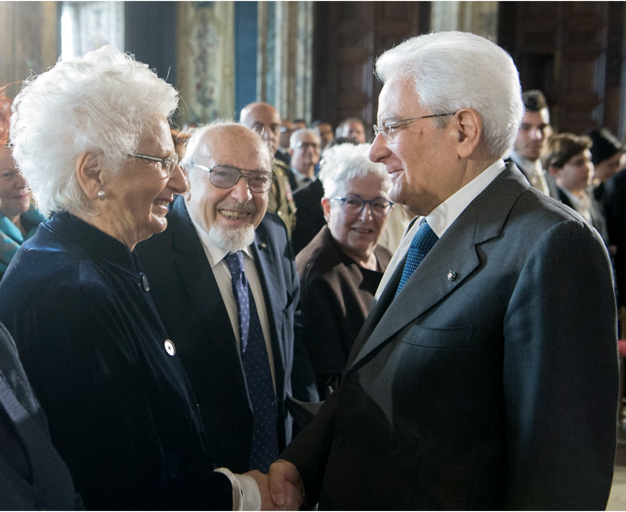 Liliana Segre a Pagine Ebraiche: <br> “Sempre grata a Mattarella, </br>contenta per la sua rielezione”