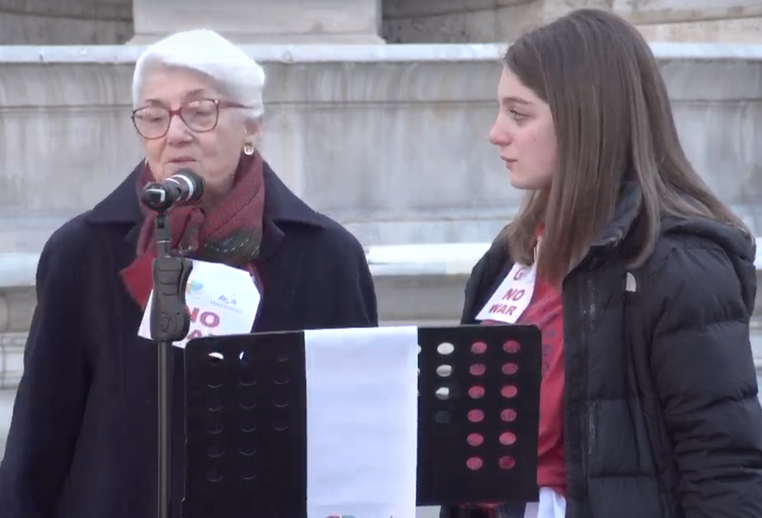 La testimonianza di Lea Polgar <br> “Guerra, un ricordo indelebile <br> Impegniamoci tutti per la solidarietà”