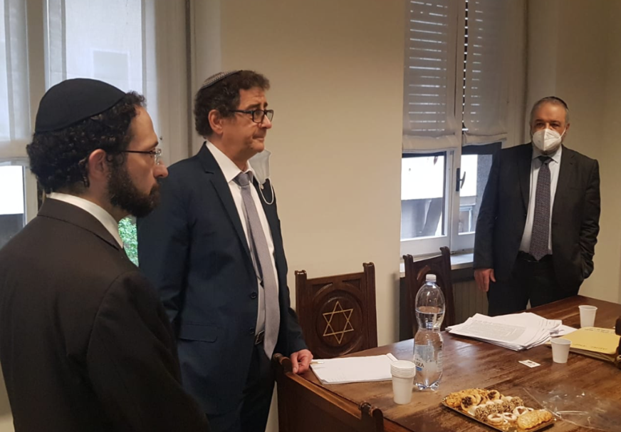 Rav Paolo Sciunnach, rav Ariel Finzi <br> due nuovi rabbini <br> per l’Italia ebraica