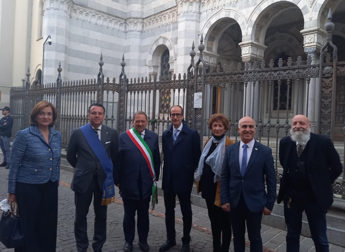 Biella, Vercelli, Casale Monferrato: <br> l’ambasciatore in visita nelle sinagoghe