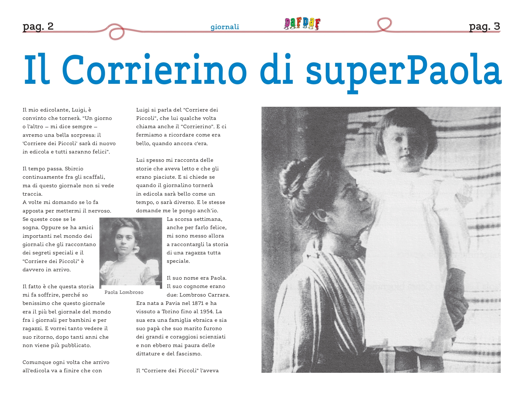 DafDaf – Inventarsi il Corriere dei Piccoli