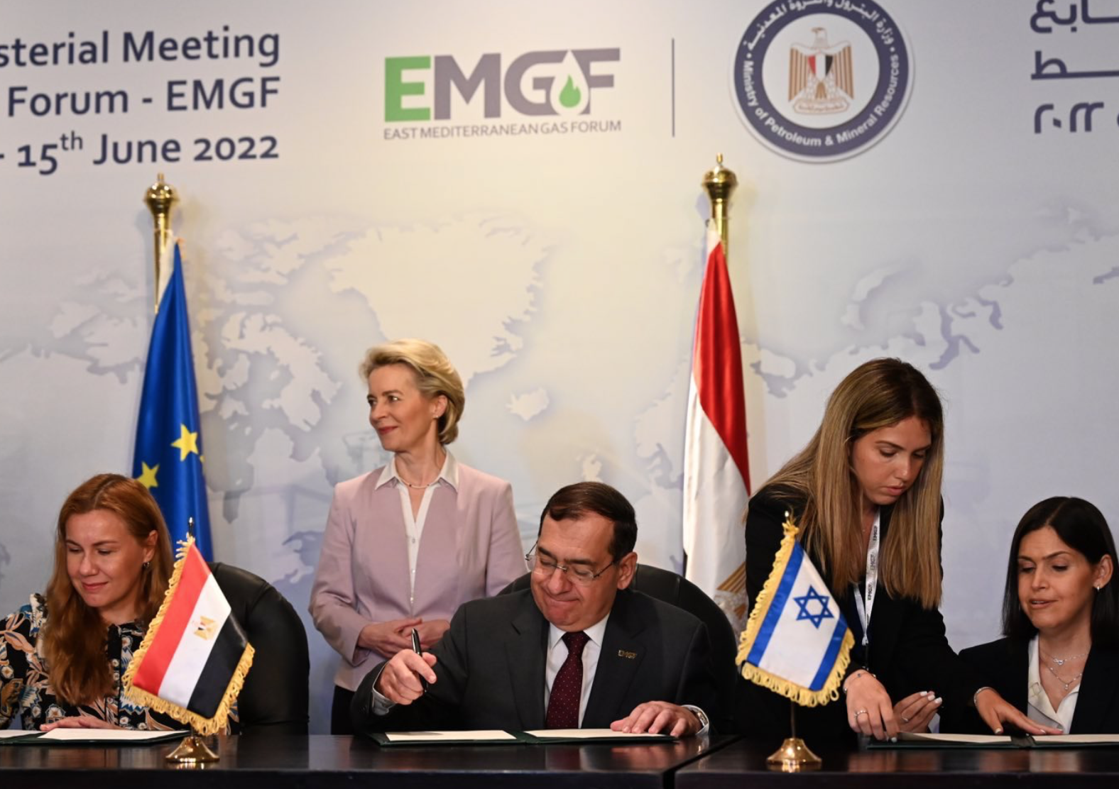 Fornitura del gas, lo storico accordo <br> tra Unione Europea, Israele ed Egitto