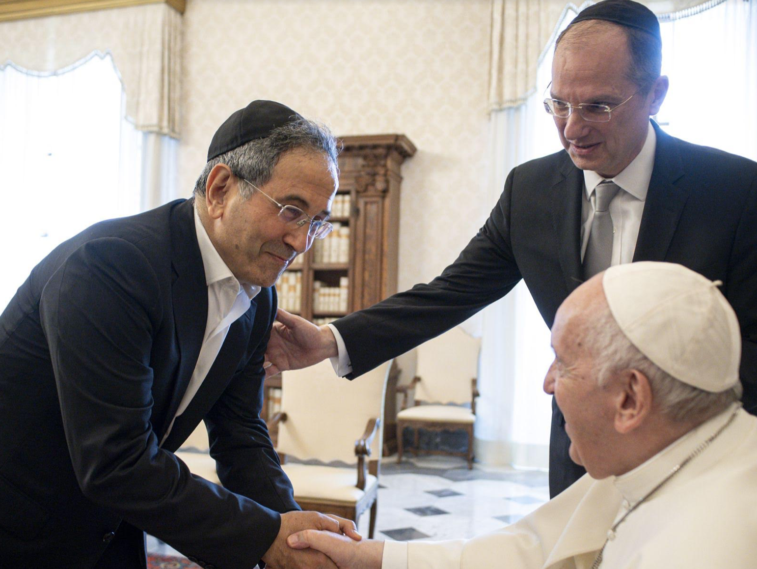 L’udienza in Vaticano <br> “Ebrei di Libia, voce da ascoltare”