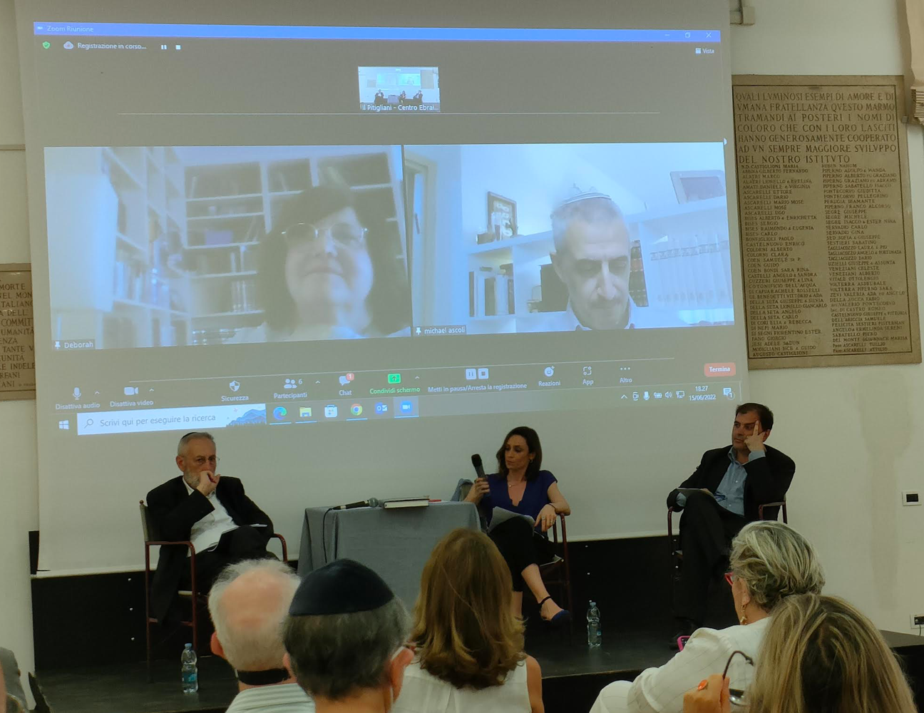 La presentazione di Meghillà <br> “Talmud, stimolo continuo”