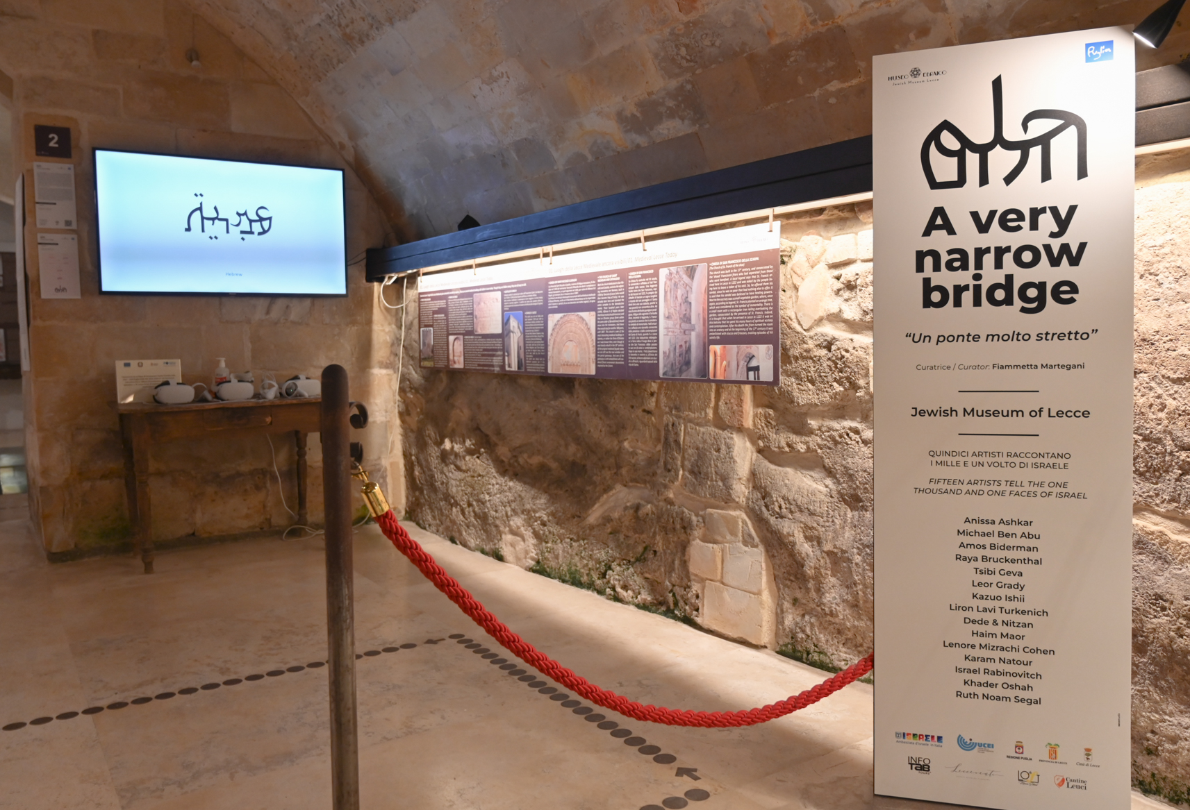 Da Israele a Lecce, <br> l’arte ponte di identità