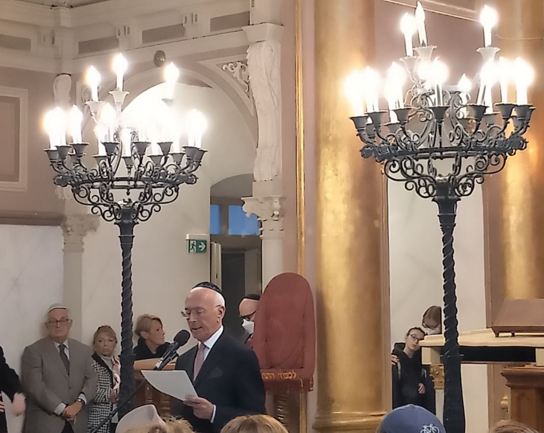 “Synagogue reopening, an event for the whole country”