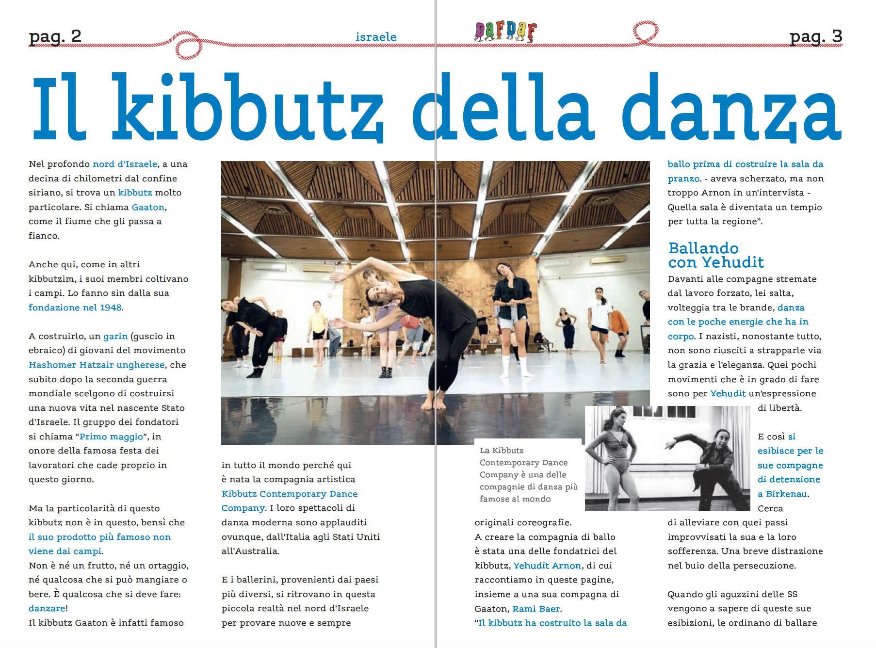Gaaton, il kibbutz della danza