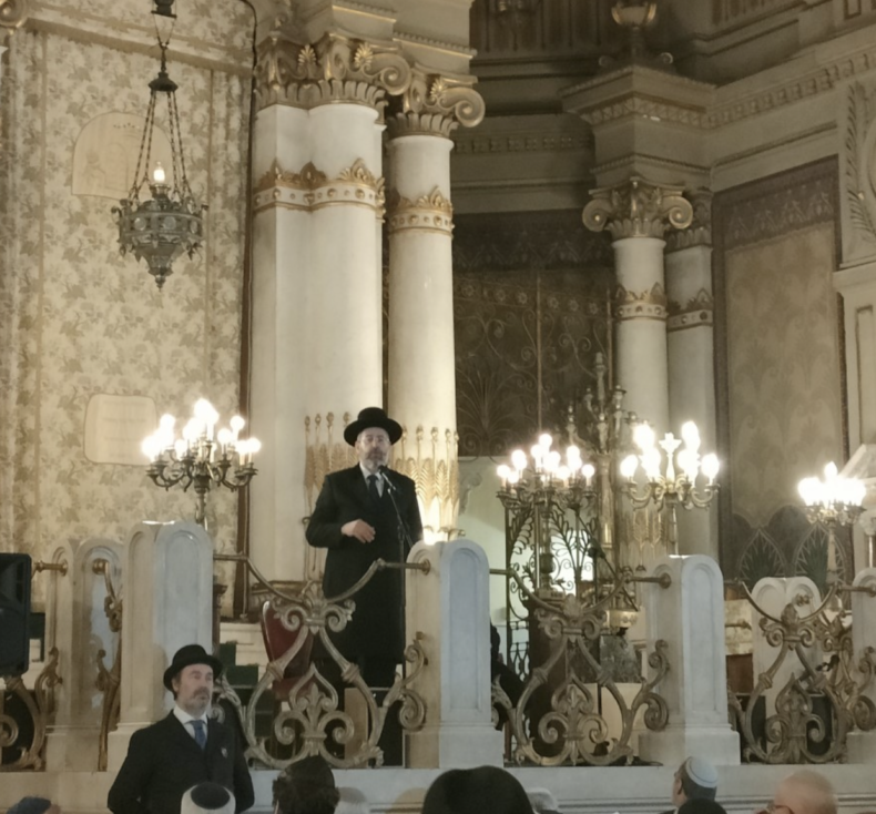 Rabbi Lau at the Great Synagogue of Rome: “Unity in action and in respect for the other”