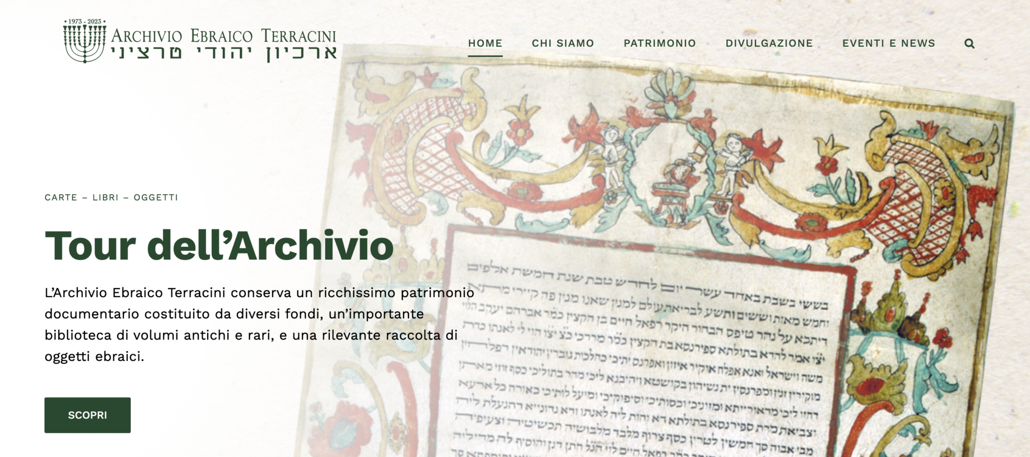 Das Terracini-Archiv in Turin, ein halbes Jahrhundert Geschichte