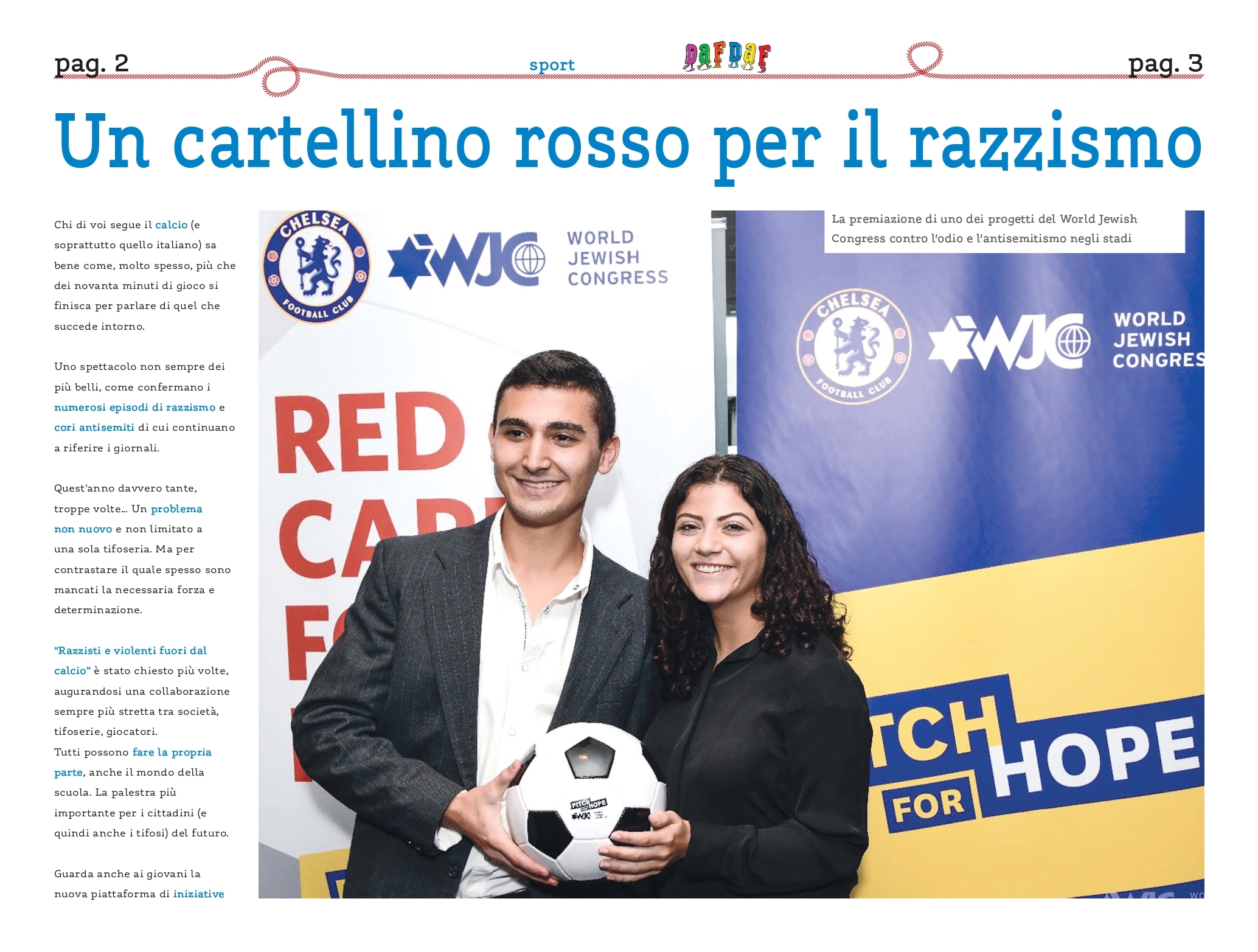 Lotta al razzismo, l’impegno negli stadi