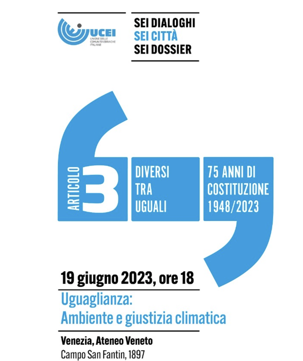Il progetto “Diversi tra uguali” <br> Ambiente e giustizia climatica, <br> una prospettiva ebraica