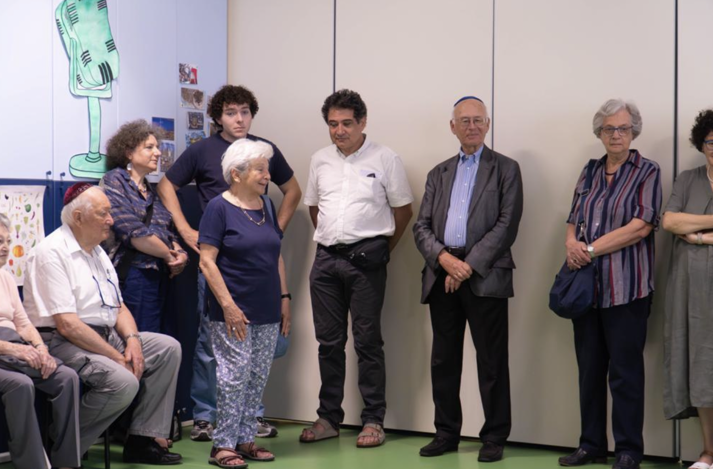 Lo svelamento della targa <br> Tullio Levi, memoria di un presidente