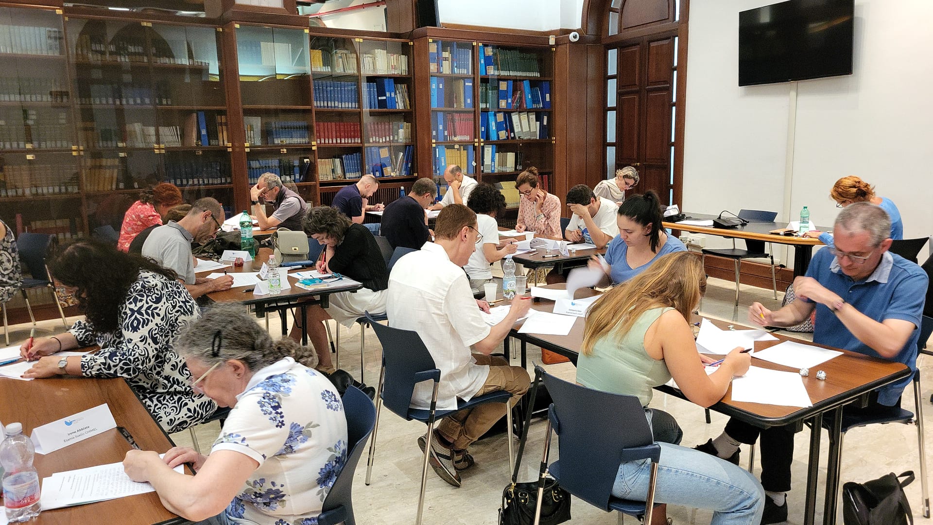 Lingua ebraica, tempo di esami