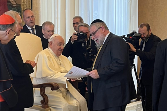 ANTISEMITISMO – Rav Goldschmidt: <br> Papa Francesco contro il pregiudizio