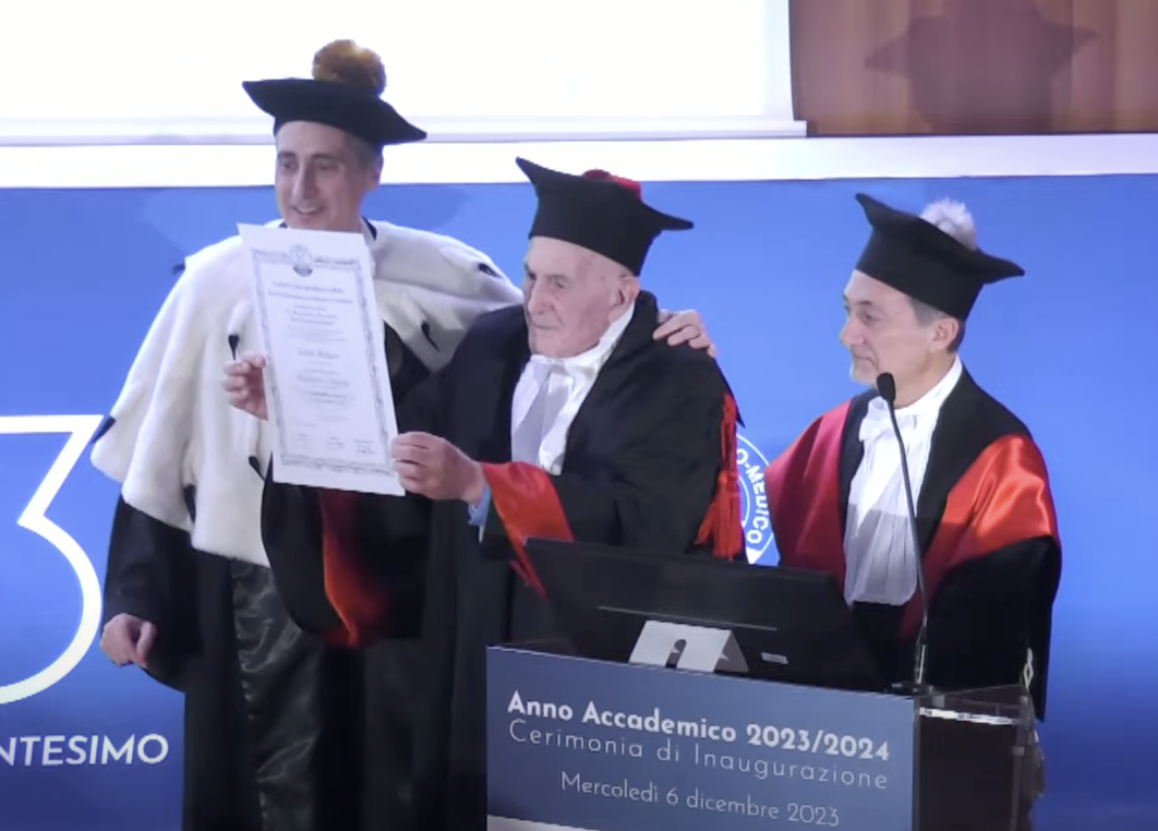 SHOAH – <br> Sami Modiano neo dottore a 93 anni
