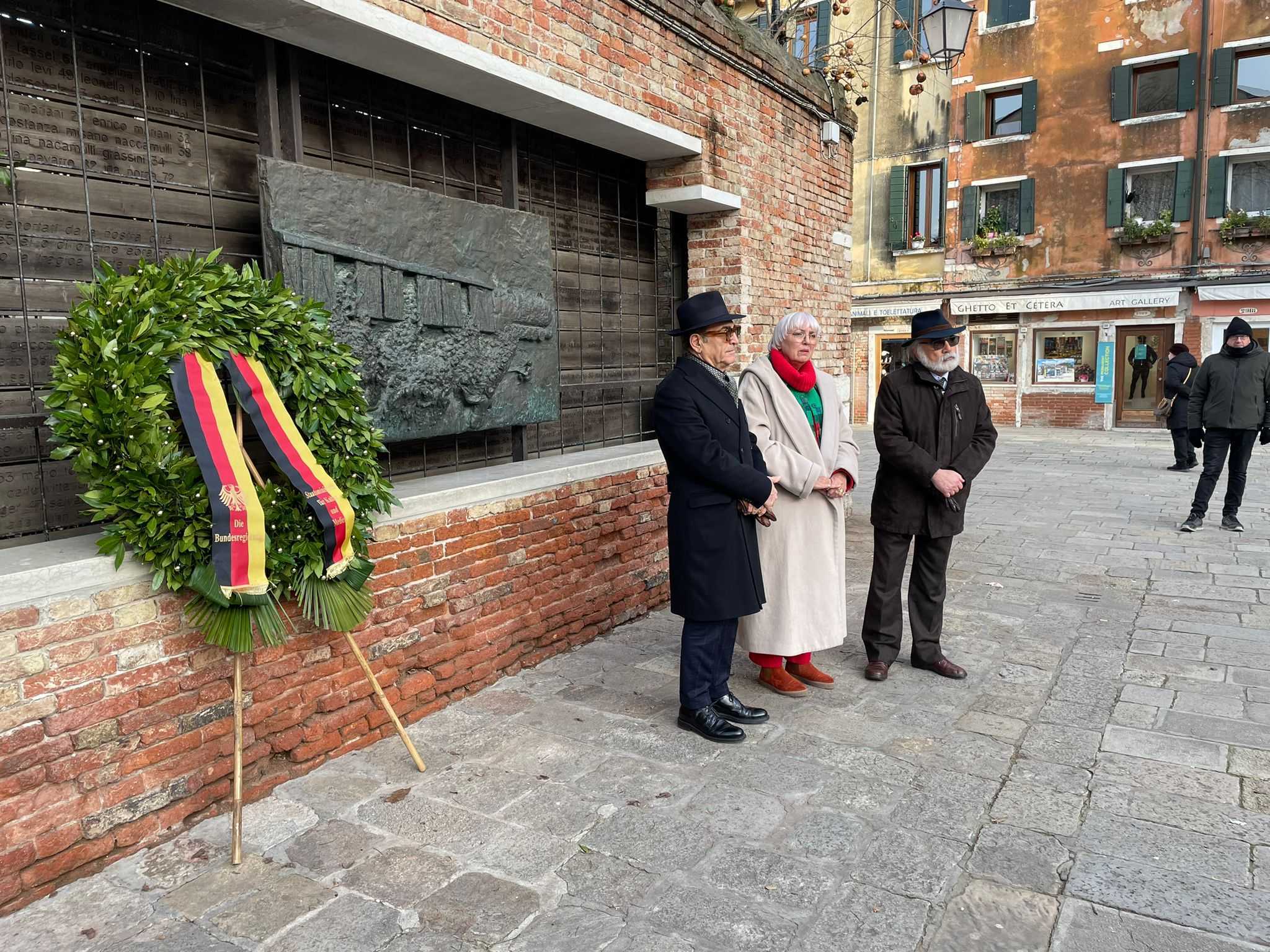 MEMORIA – Ministra Cultura Germania <br> in Ghetto a Venezia