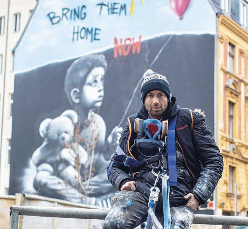 Da Haifa a Berlino, i graffiti del Banksy d’Israele per gli ostaggi