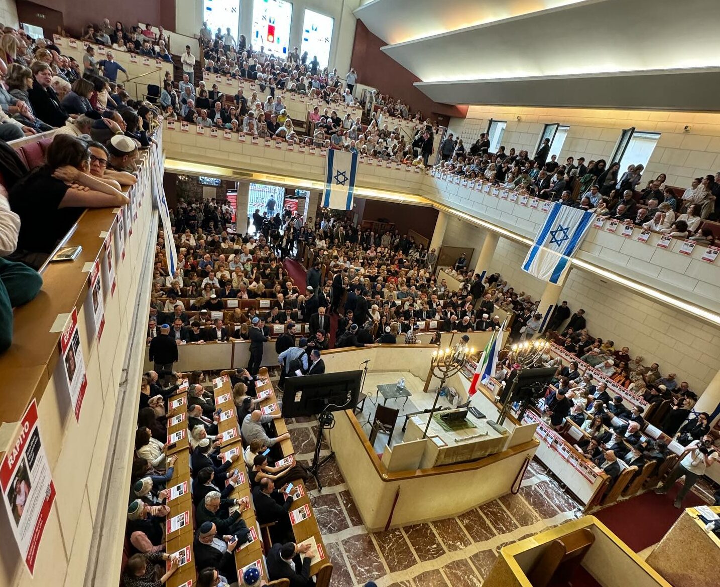 7 OTTOBRE – Milano ebraica non dimentica. Il grazie di Meghnagi<br>Hasbani loda coerenza di Cenati e Nahum
