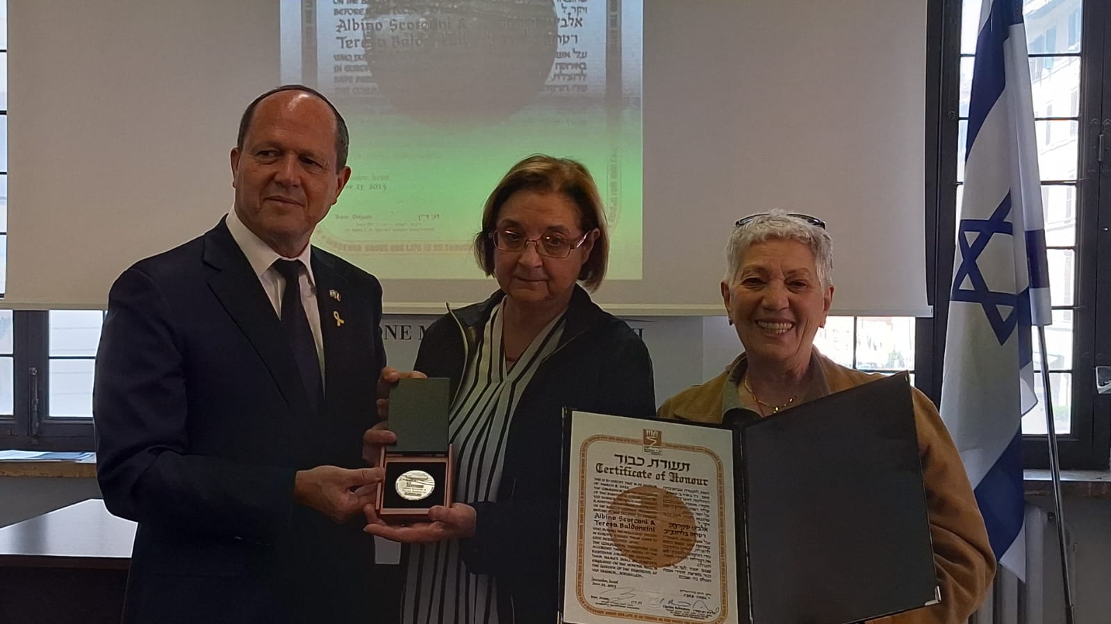 MEMORIA – Ministro israeliano in visita a Roma: Ieri come oggi, contro il male servono alleati