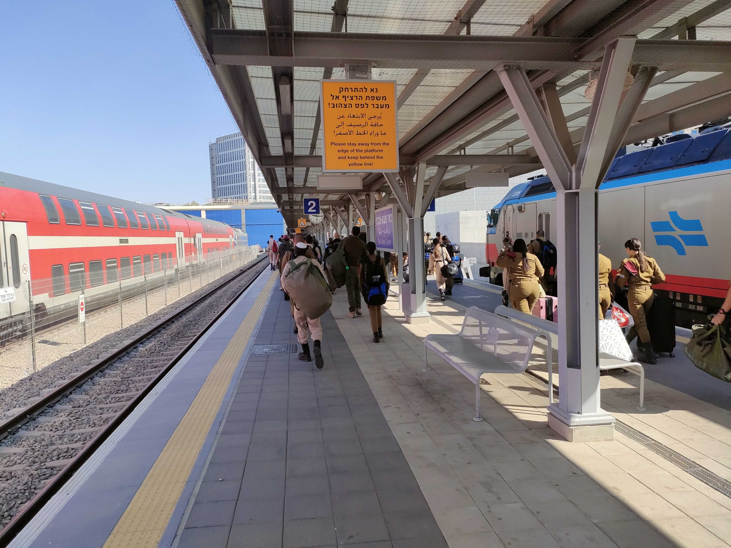 ISRAELE – La ferrovia unisce il paese, anche in tempo di guerra