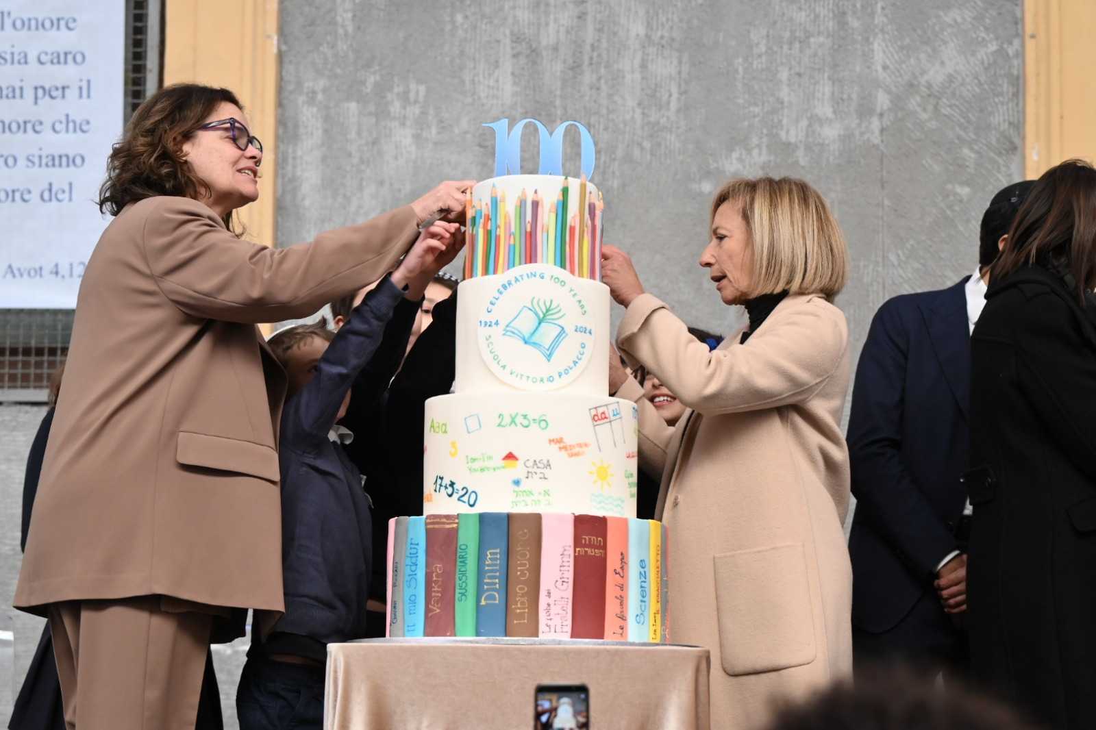 ROMA – La festa per i 100 anni della scuola Polacco
