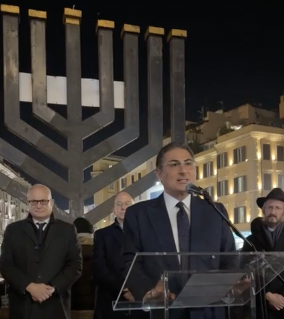 CHANUKKAH – Accensione Roma dedicata a ostaggi