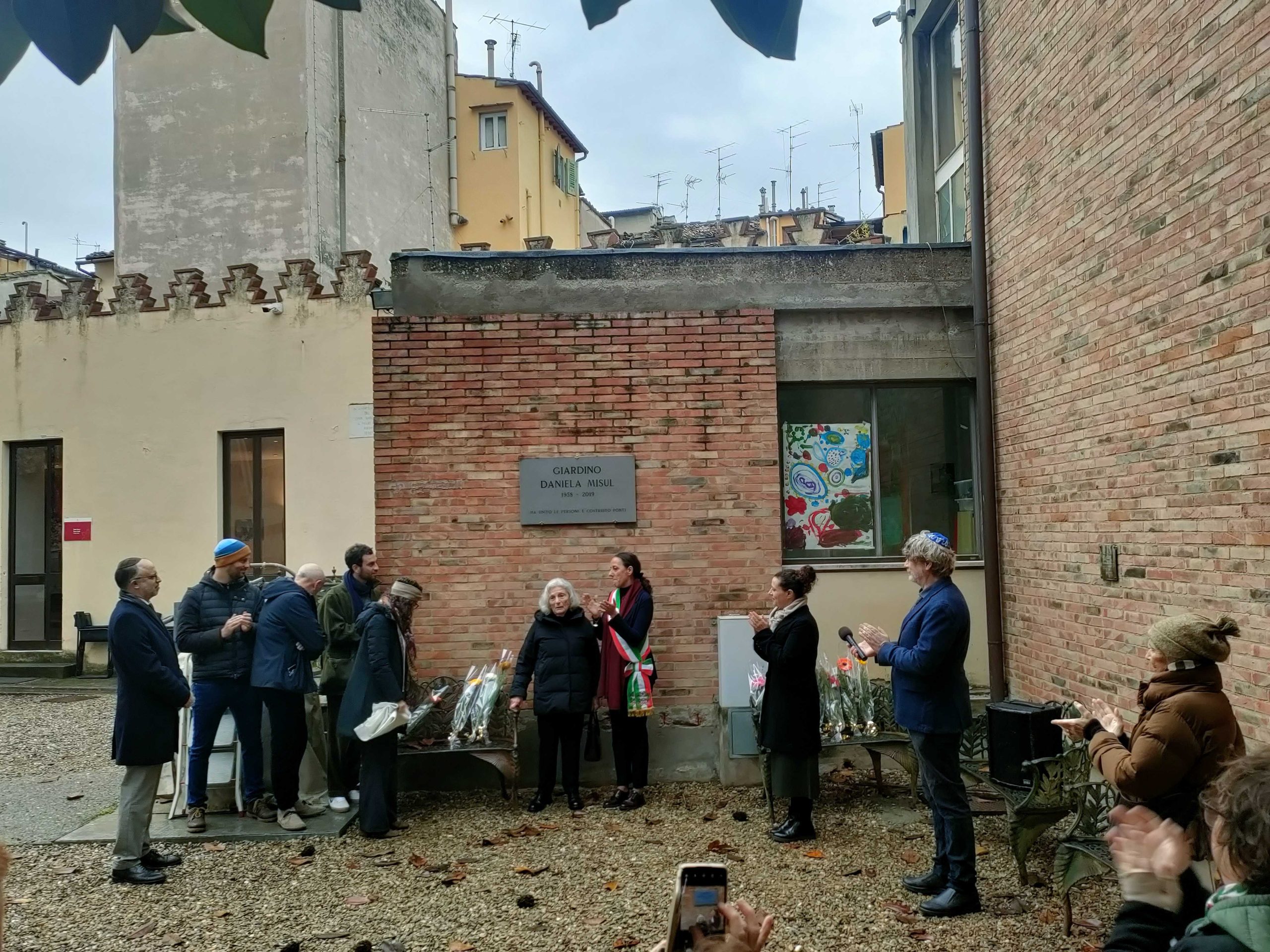 FIRENZE – Giardino sinagoga intitolato a Daniela Misul