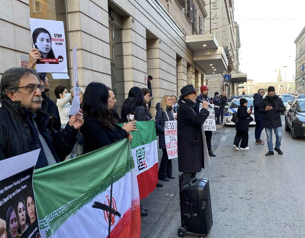 ROMA – In piazza contro il regime degli ayatollah