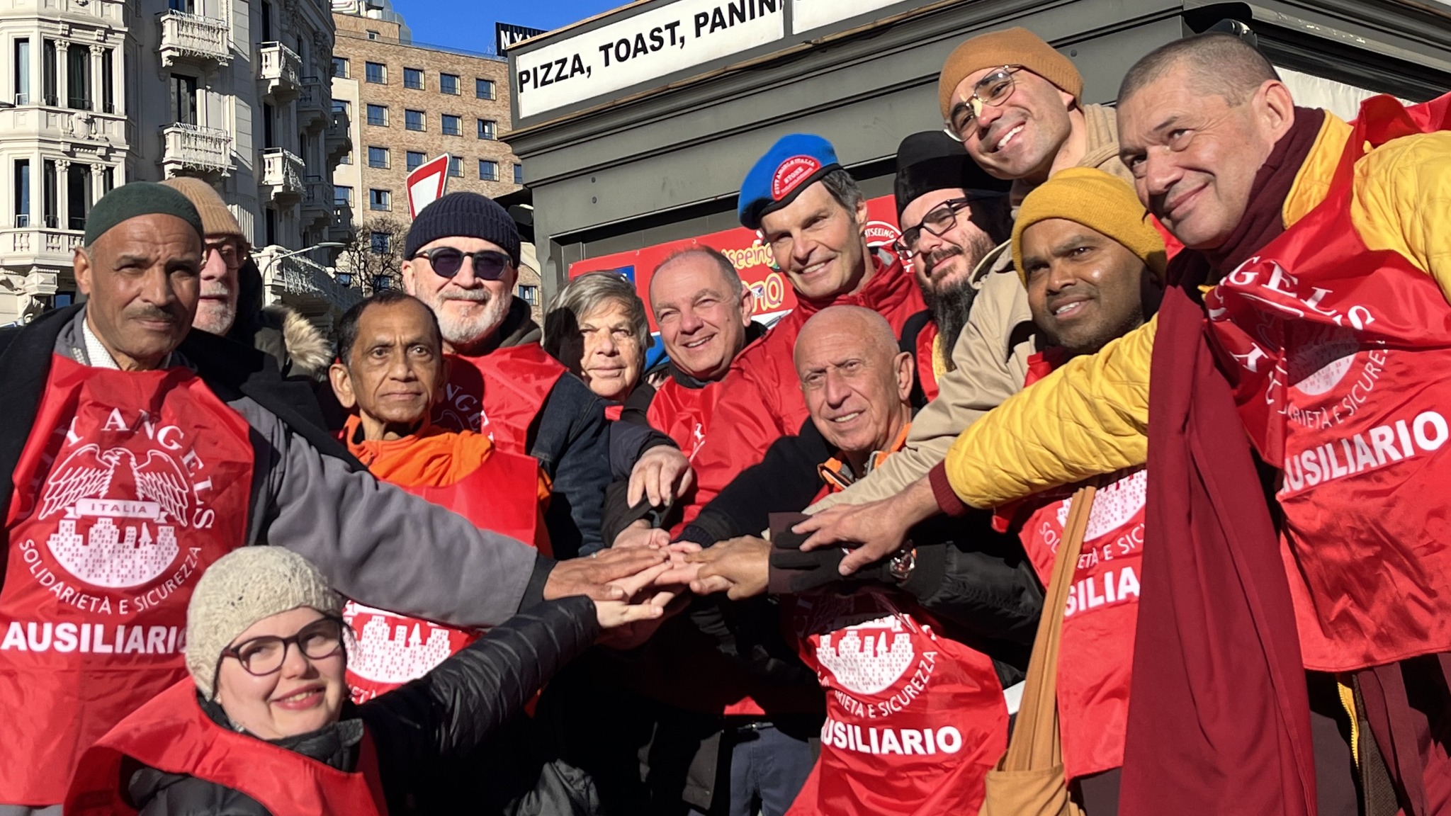 MILANO- Hasbani (Ucei) con i City Angels
