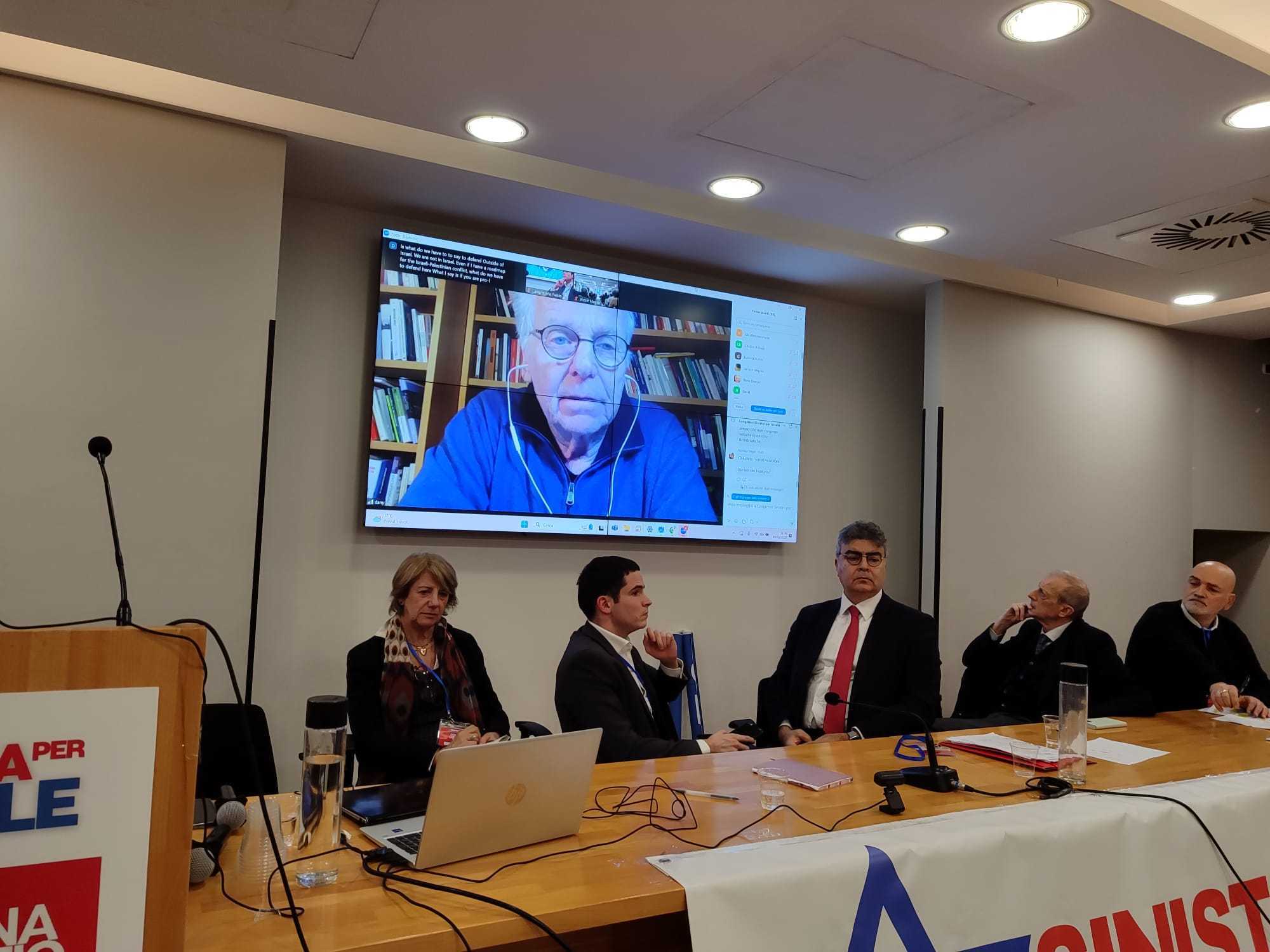 ROMA – Il Congresso di Sinistra per Israele: Due popoli, due stati è la strada