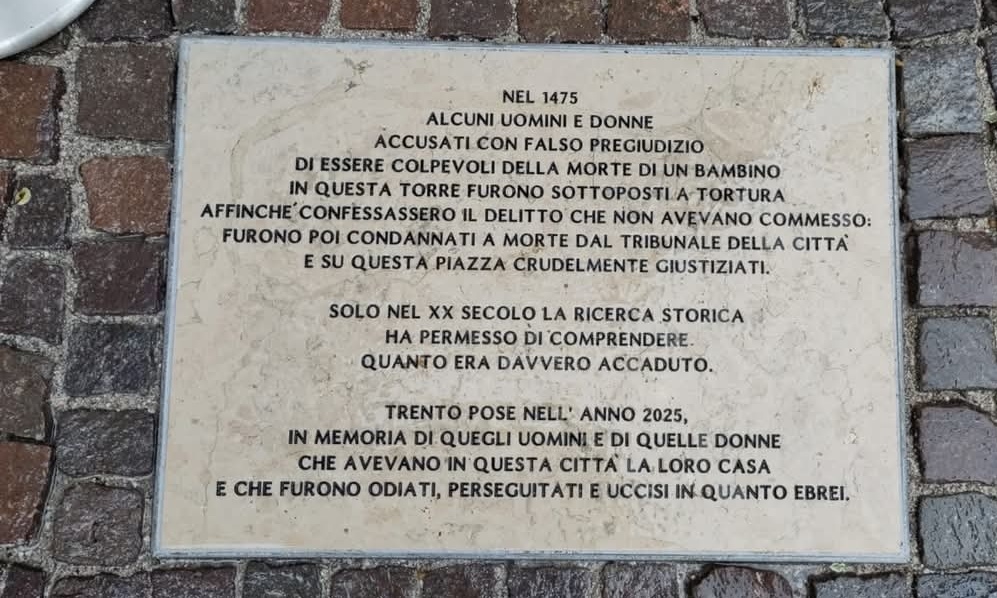 TRENTO – Una “pietra d’inciampo collettiva” contro il pregiudizio antiebraico