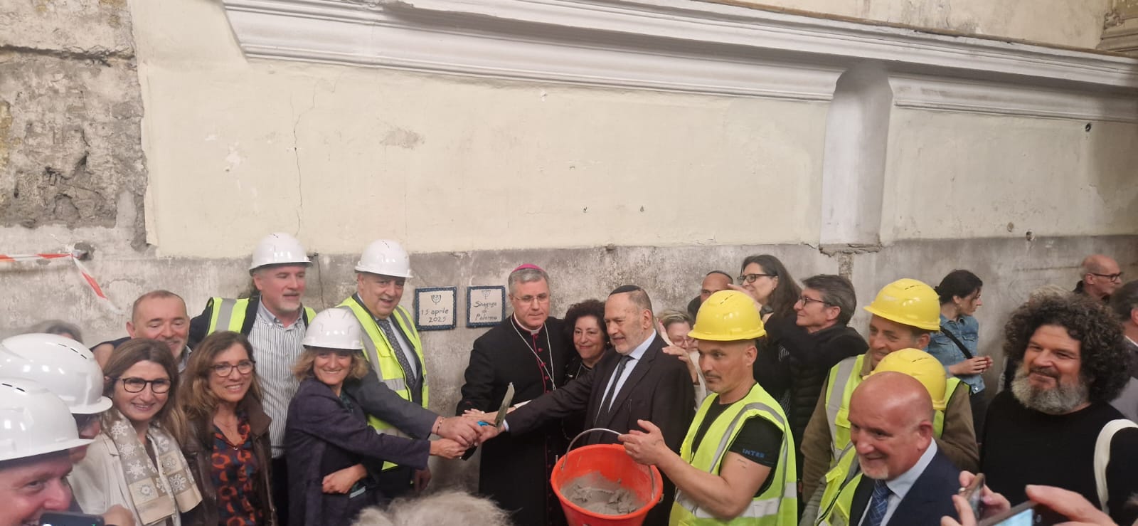 PALERMO – Al via i lavori della sinagoga