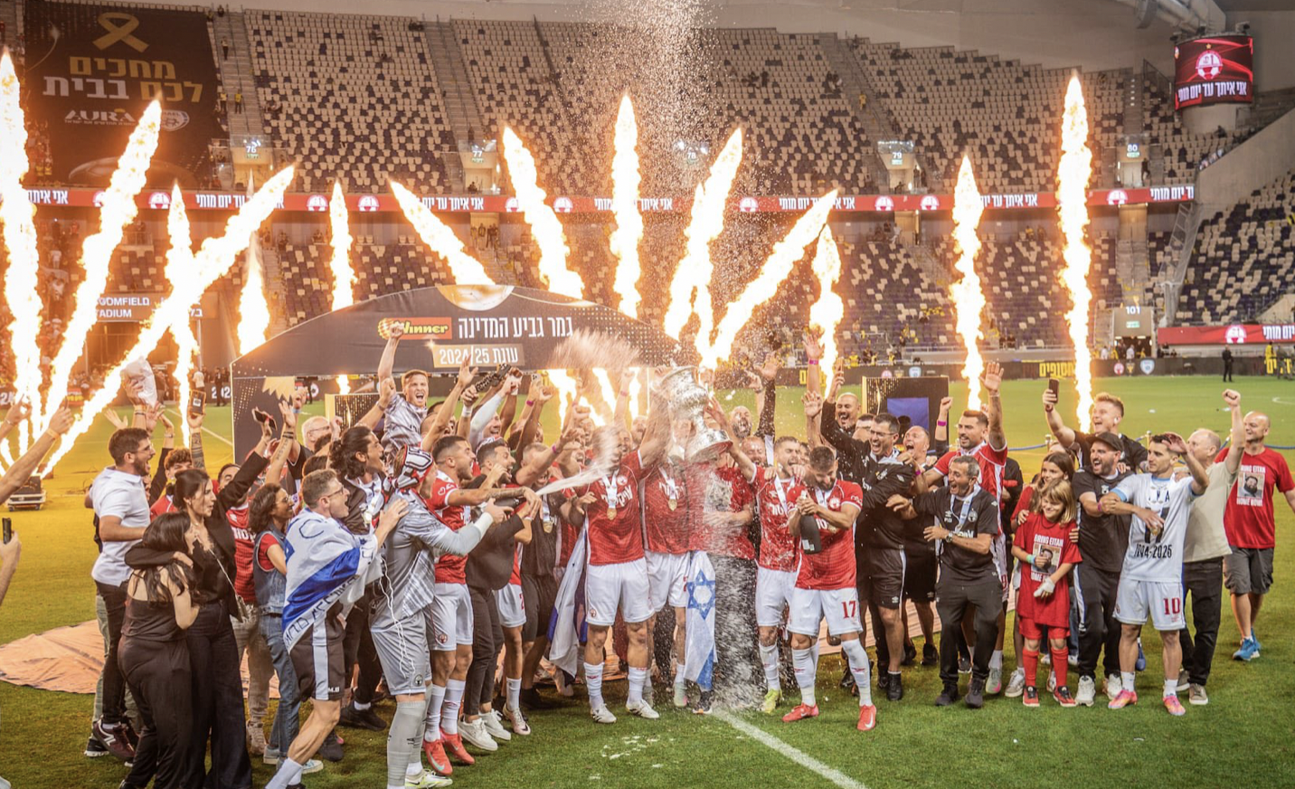 CALCIO – Due goal e un missile (Houthi) nella finale di coppa Israele