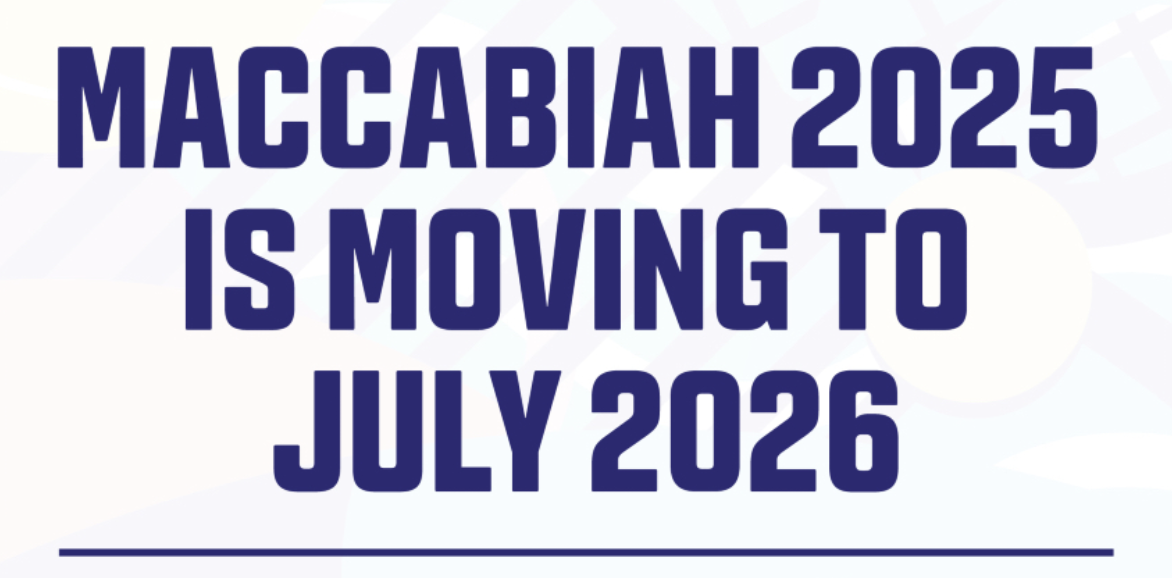ISRAELE – Maccabiade rinviata al 2026