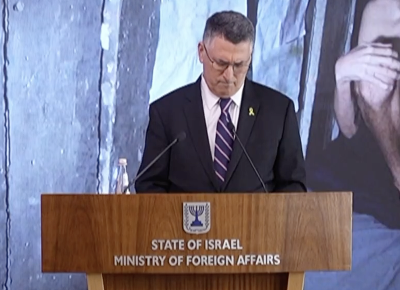 ISRAELE – Ministro Sa’ar: Ipocrisia internazionale su guerra a Gaza